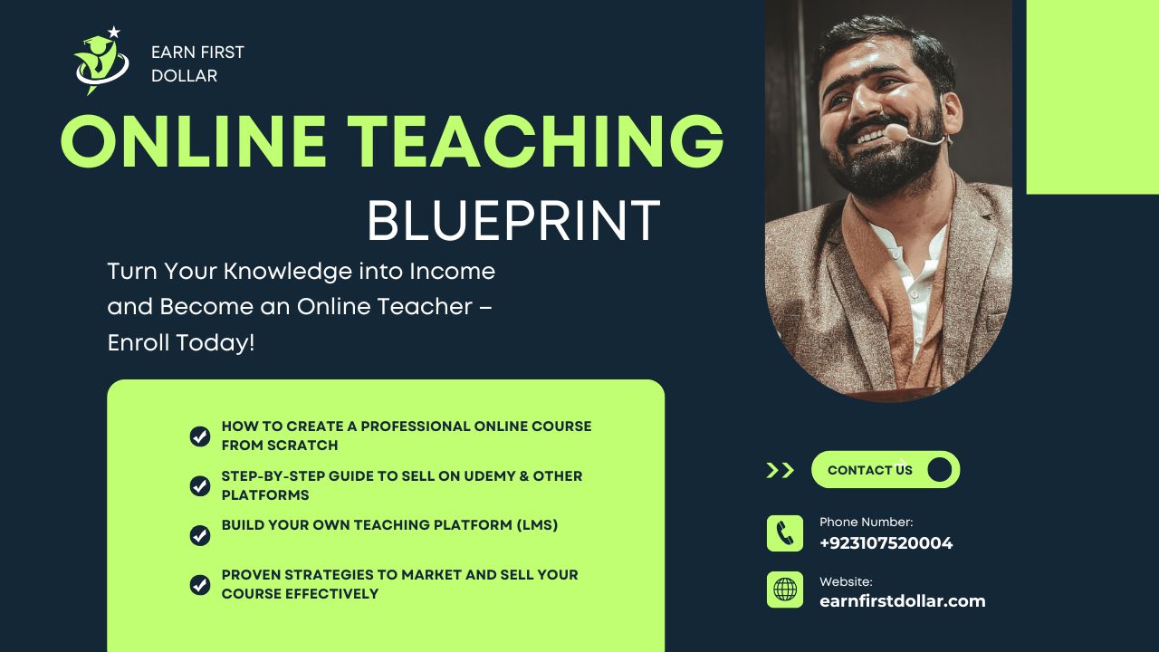 Online Teaching Blueprint – Create and Sell Courses Globally